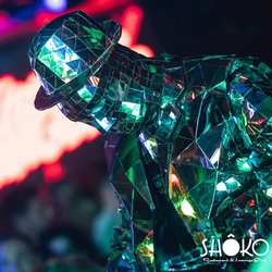 Hombre espejo para eventos