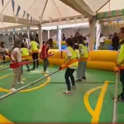 Alquiler Hinchable Futbolin Gigante